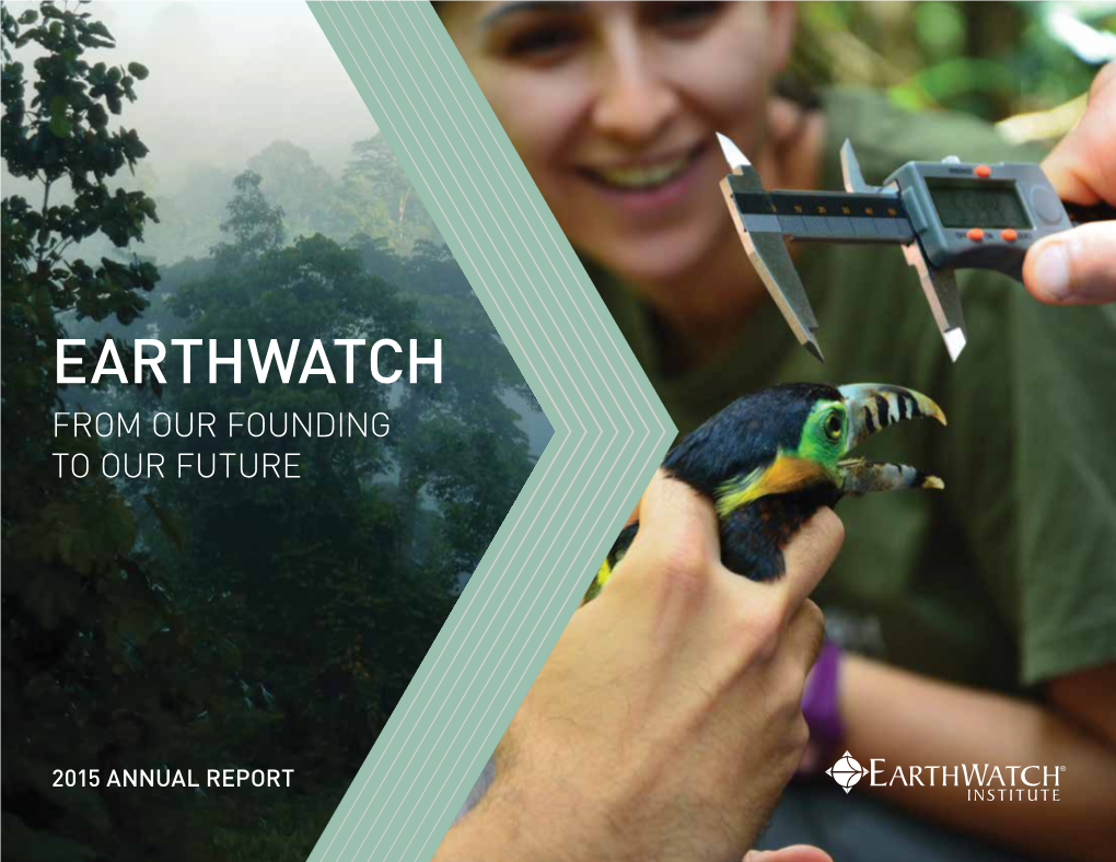 2015 Earthwatch Annual Report