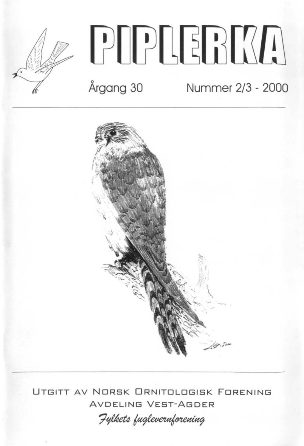 Argang 30 Nummer 2/3 - 2000