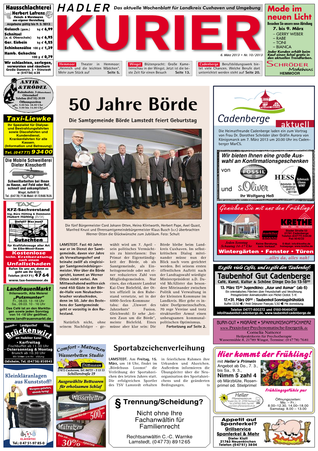 50 Jahre Börde