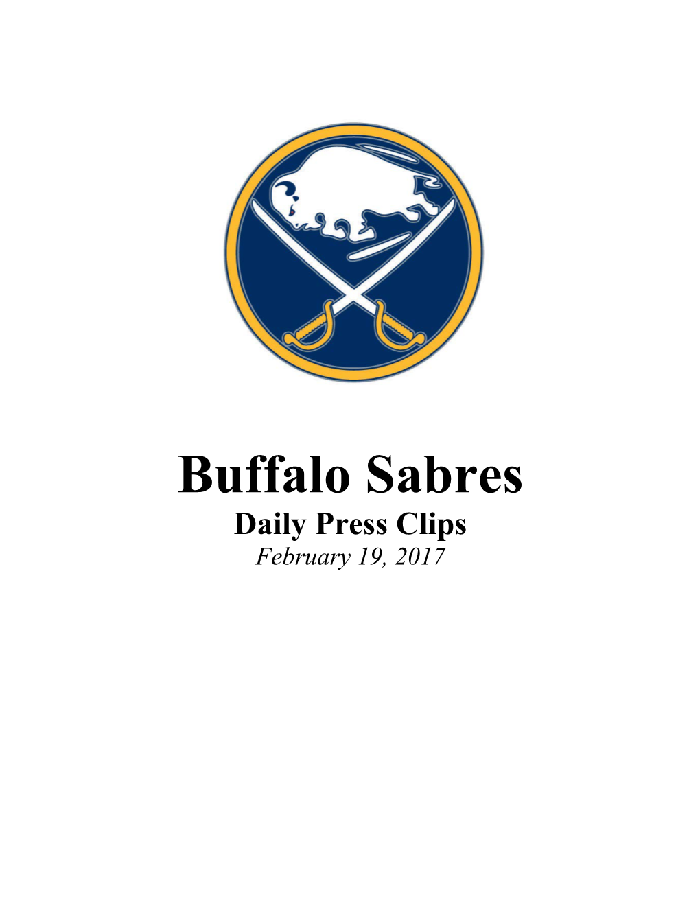 Buffalo Sabres Digital Press