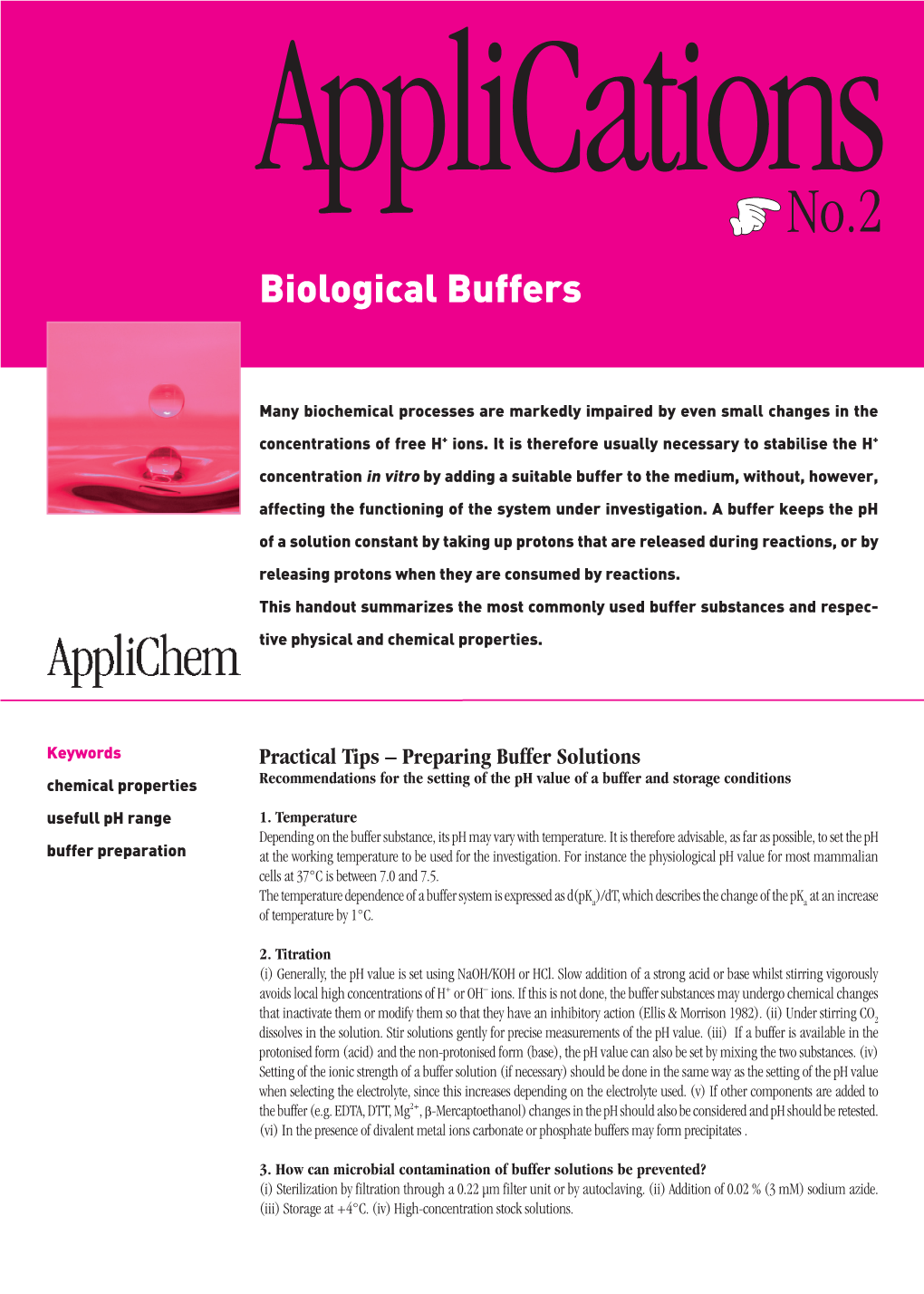 Biological Buffers