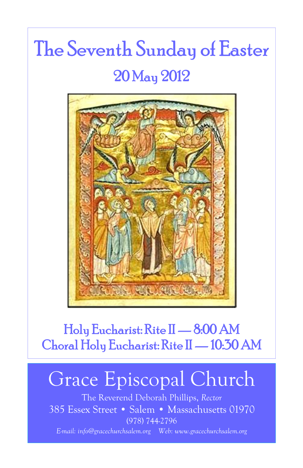 Grace Episcopal Church the Seventh Sunday of Easter