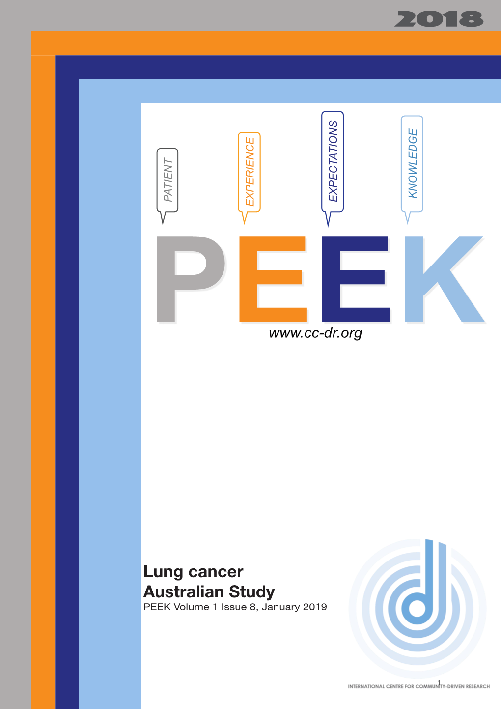 Lung Cancer Australian Study PEEK Volume 1 Issue 8, January 2019