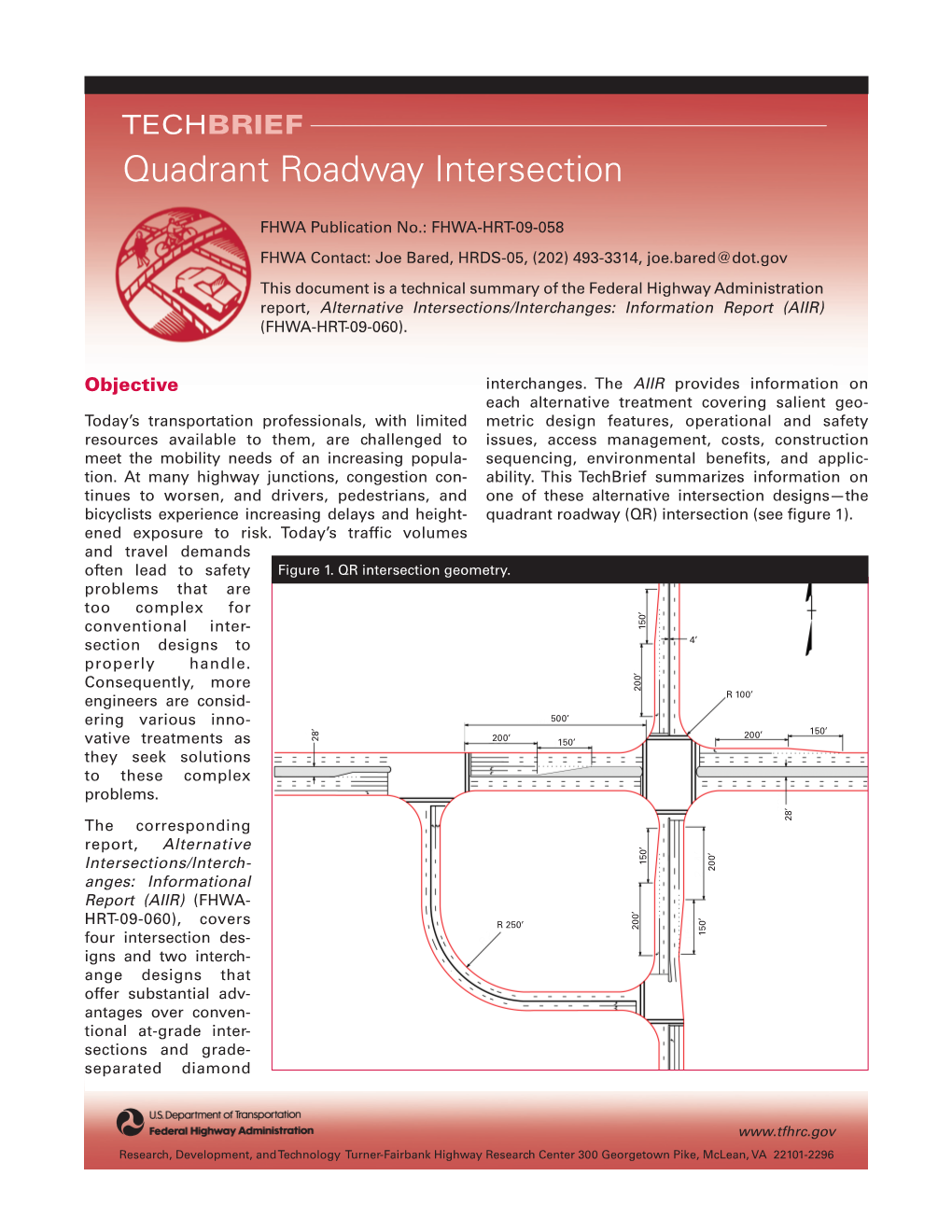 Quadrant Roadway Intersection