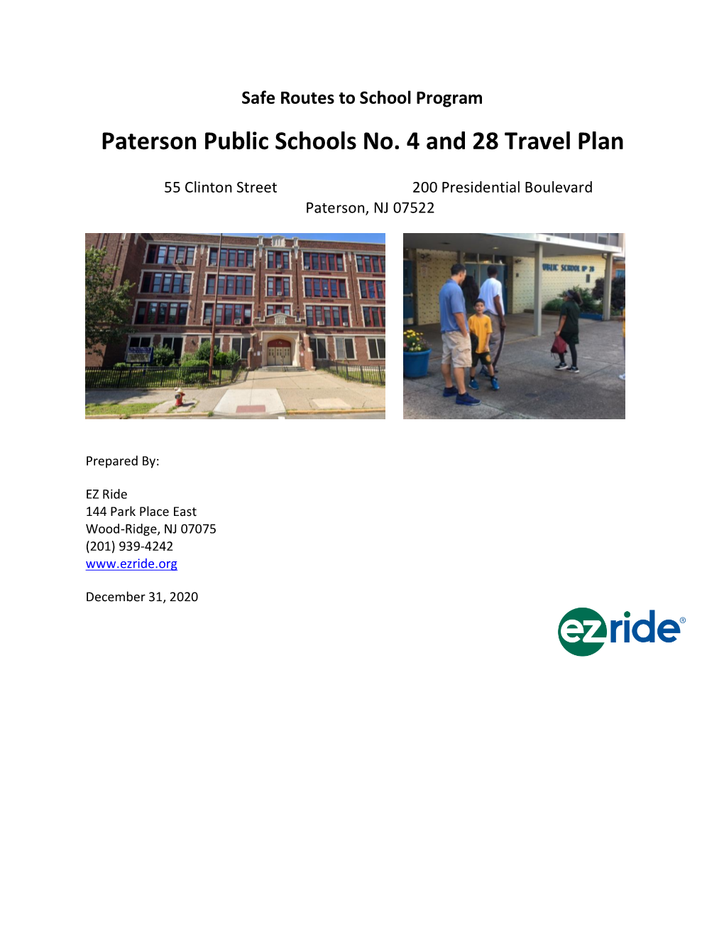 Paterson Public Schools No. 4 and 28 Travel Plan