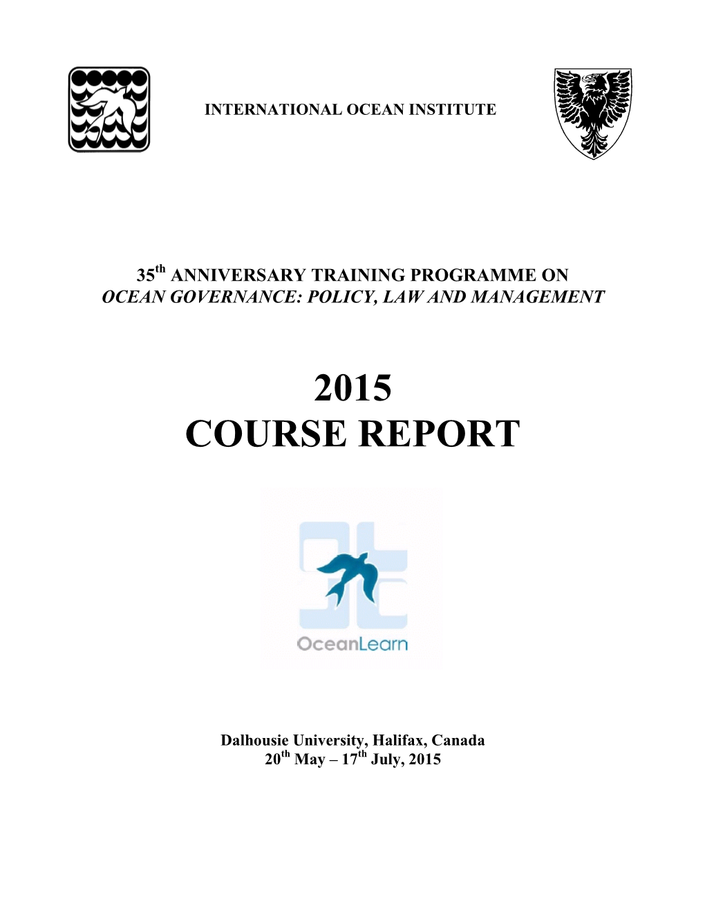 2015 Course Report