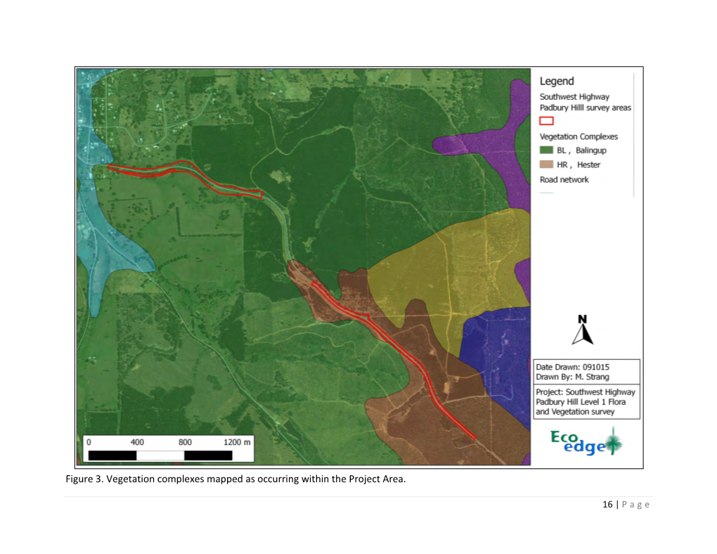 Figure 3. Vegetation Complexes Mapped As Occurring Within the Project Area