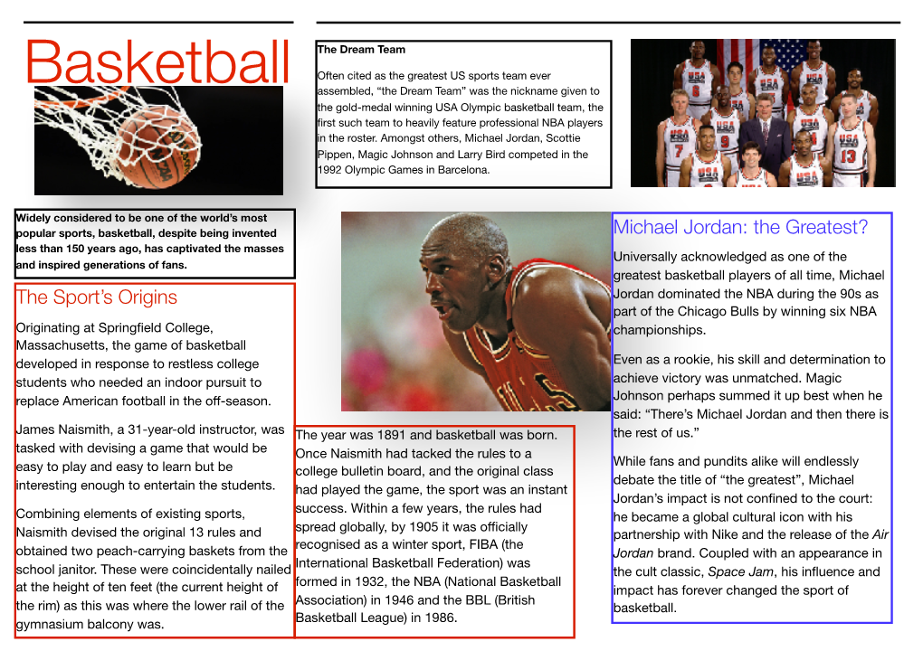 Basketball Non-Chron Report