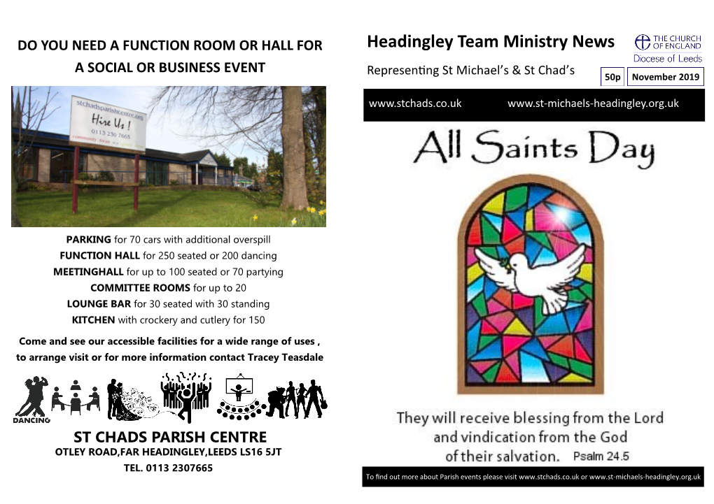 Headingley Team Ministry News