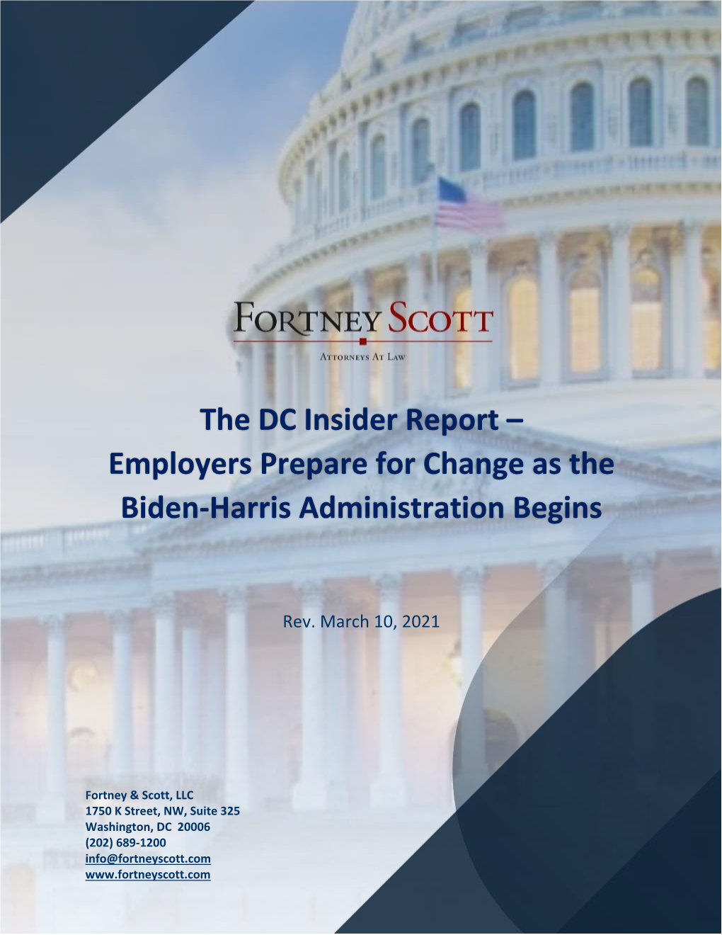 The DC Insider Report – Employers Prepare for Change As the Biden