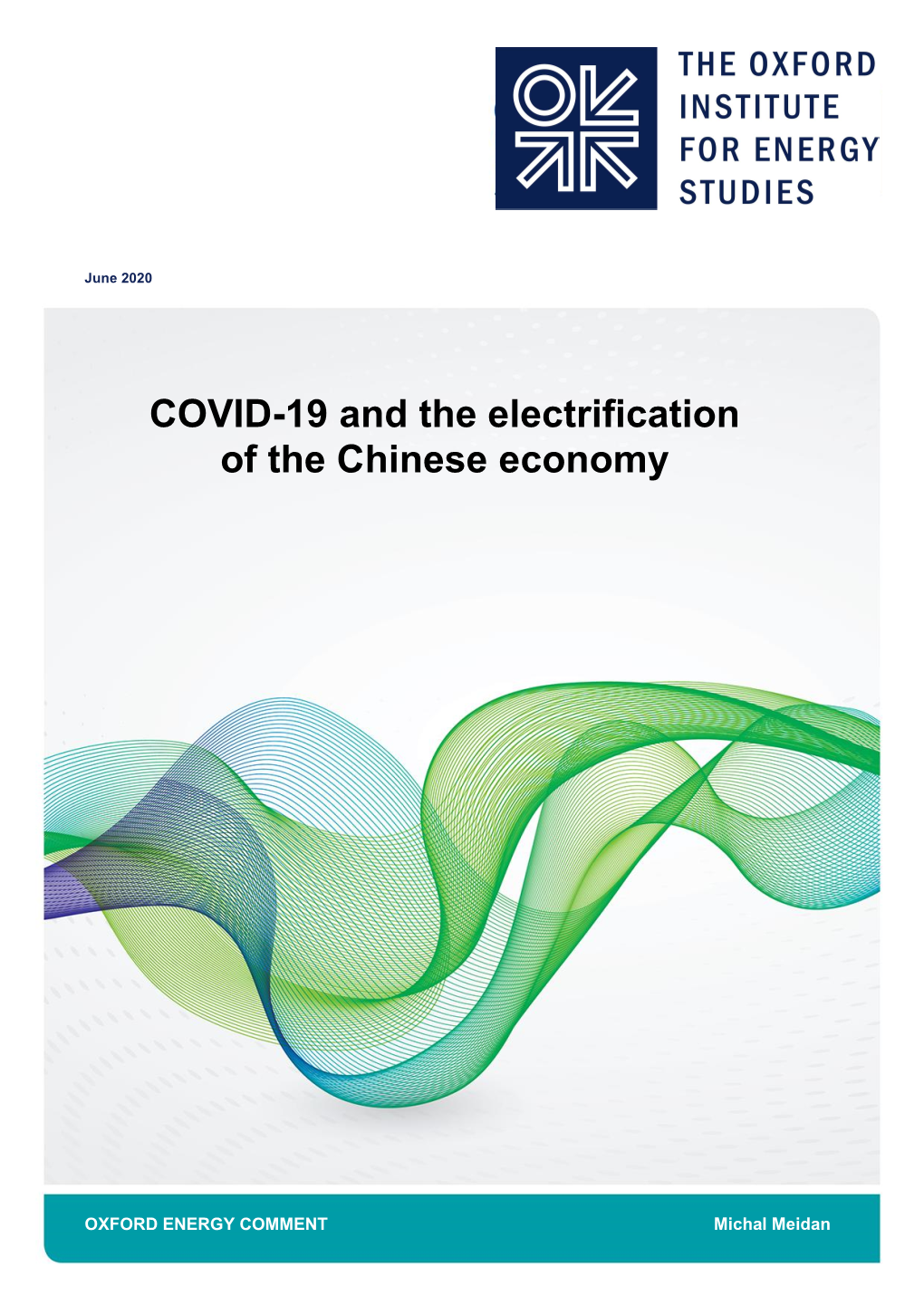 COVID-19 and the Electrification of the Chinese Economy