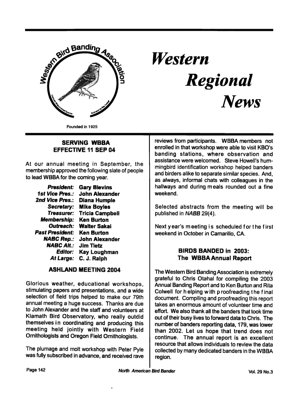 Western Regional News