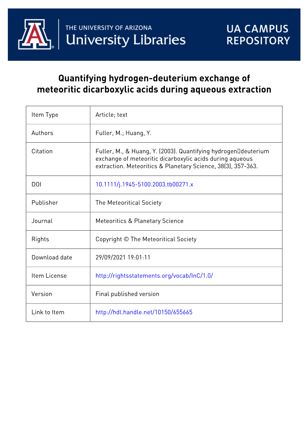 Quantifying Hydrogen-Deuterium Exchange of Meteoritic Dicarboxylic Acids During Aqueous Extraction