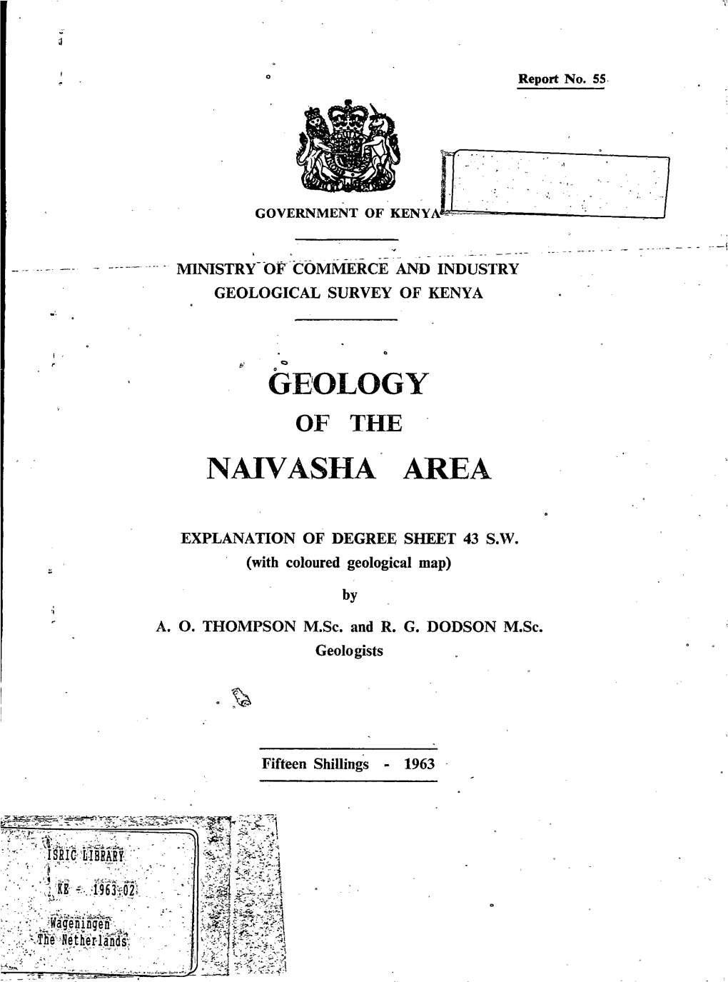 Geology Natvasha Area