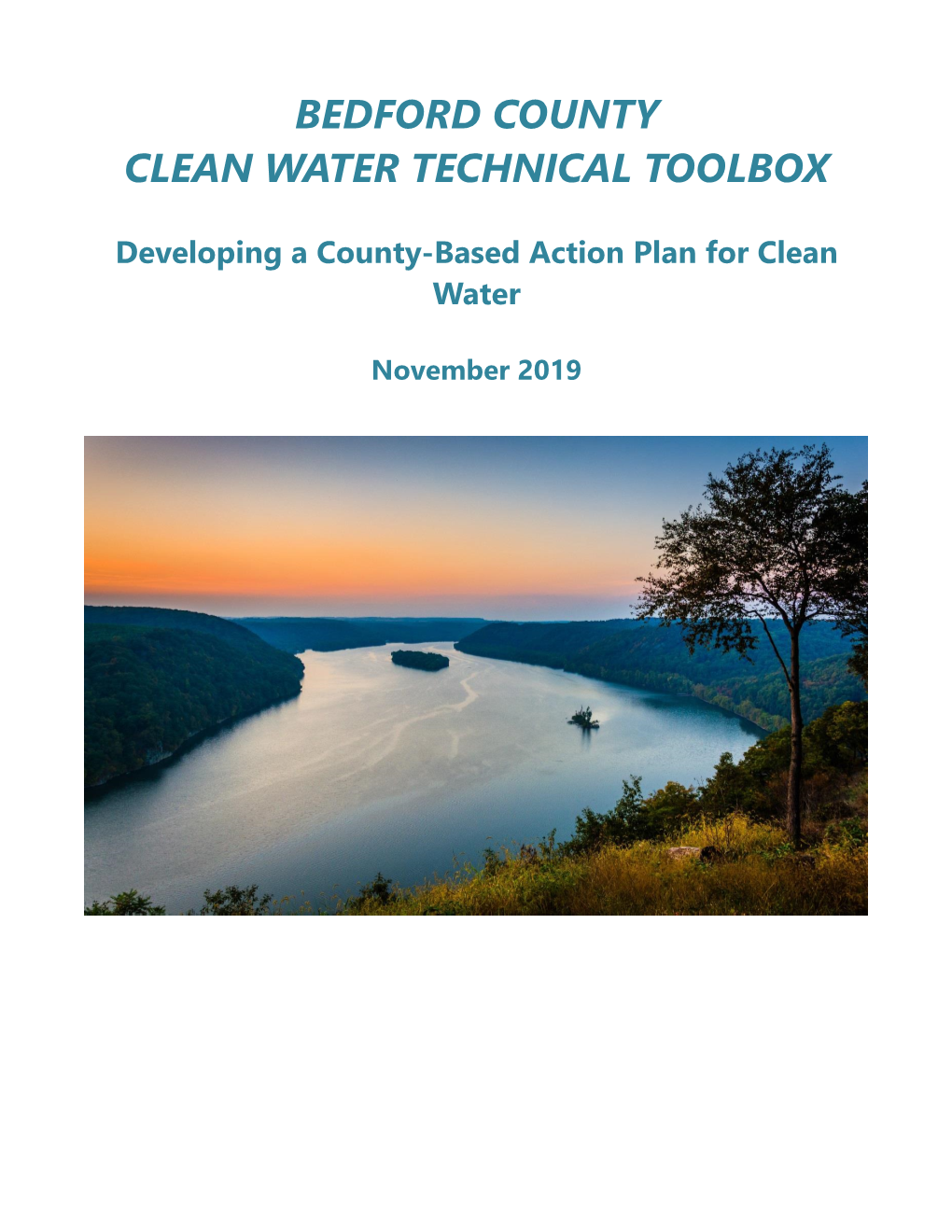 Bedford County Clean Water Technical Toolbox