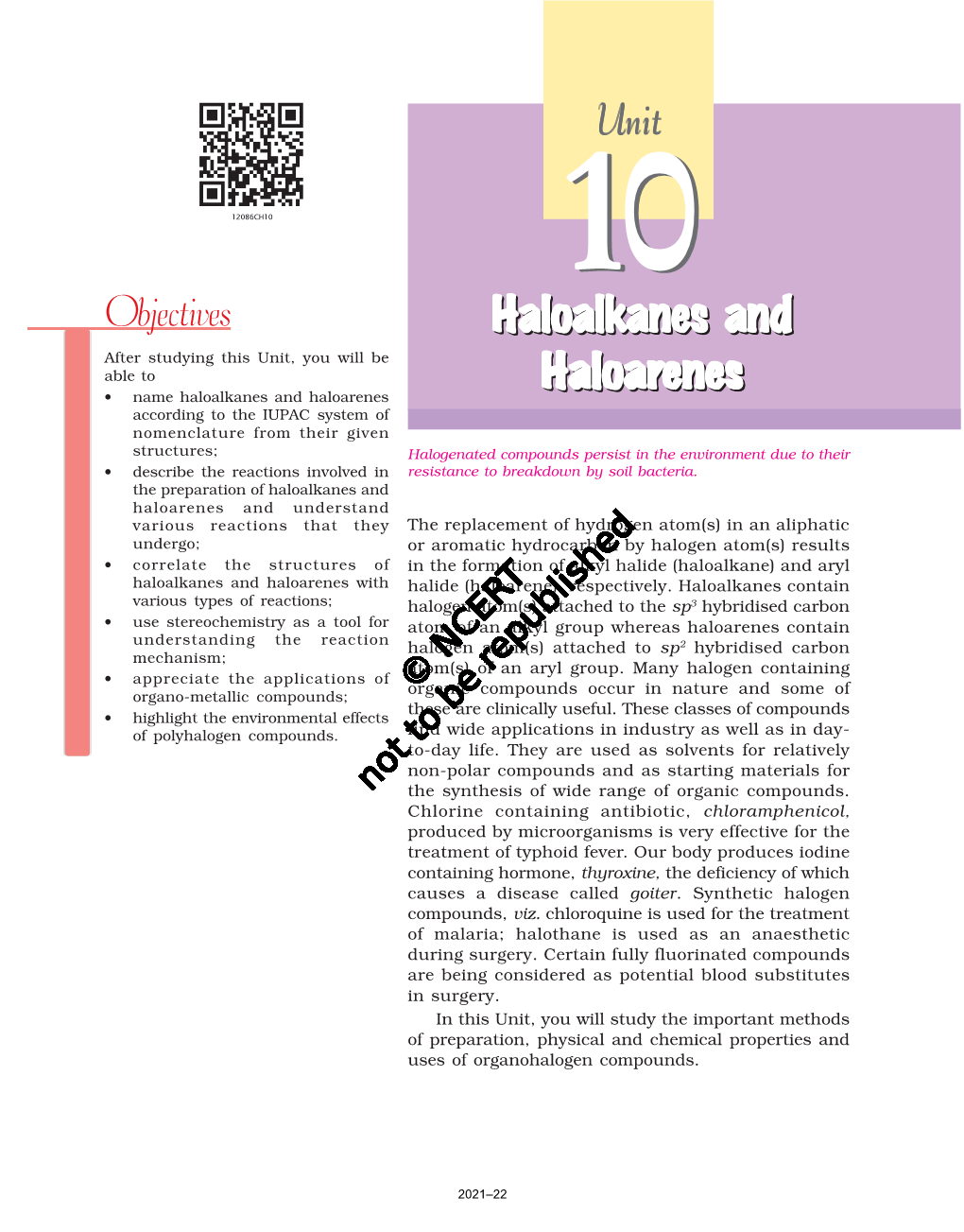 Haloalkanes and Haloarenes