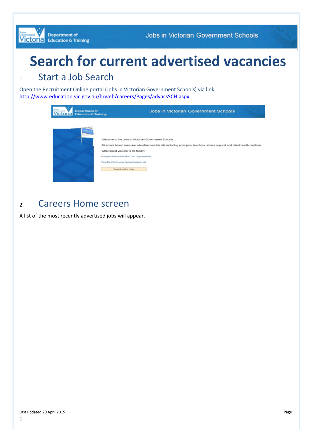 How to Search for a Job Opening