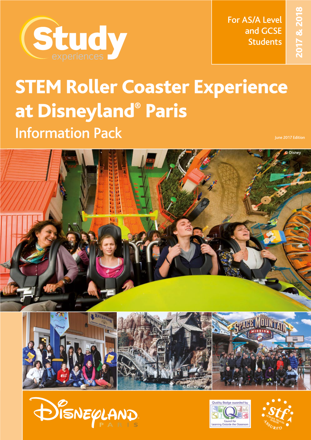 STEM Roller Coaster Experience at Disneyland® Paris