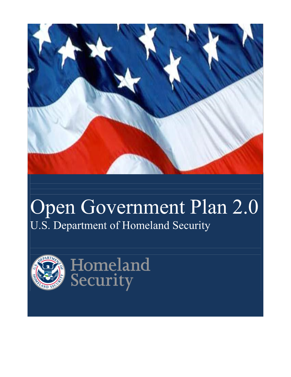 Open Government Plan 2.0 U.S