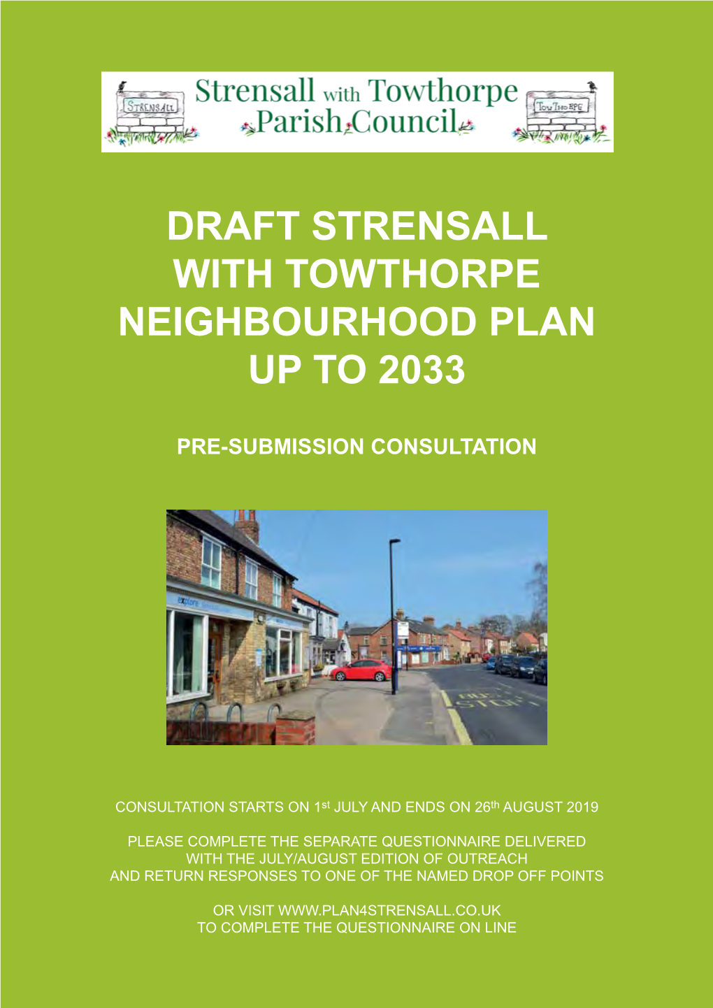 Draft Strensall with Towthorpe Neighbourhood Plan up to 2033