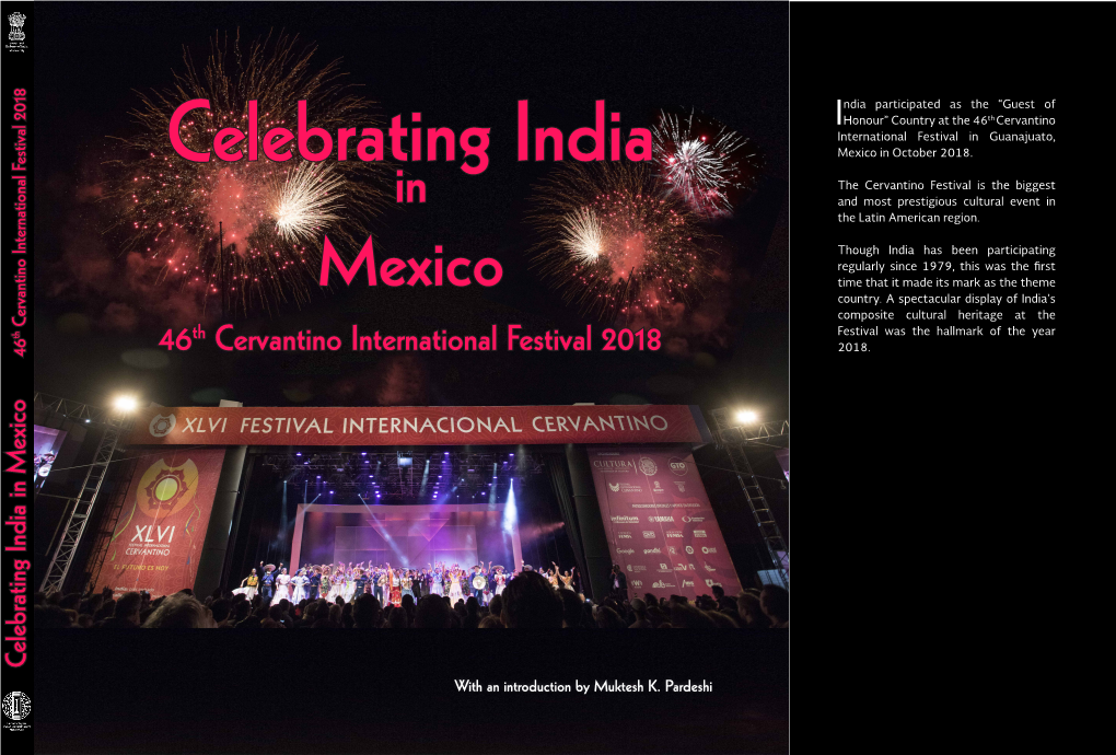 46Th Cervantino International Festival 2018 46 Celebrating India Th Cervantinointernationalfestival 2018 Mexico in with Anintroduction Bymukteshk.Pardeshi I 2018