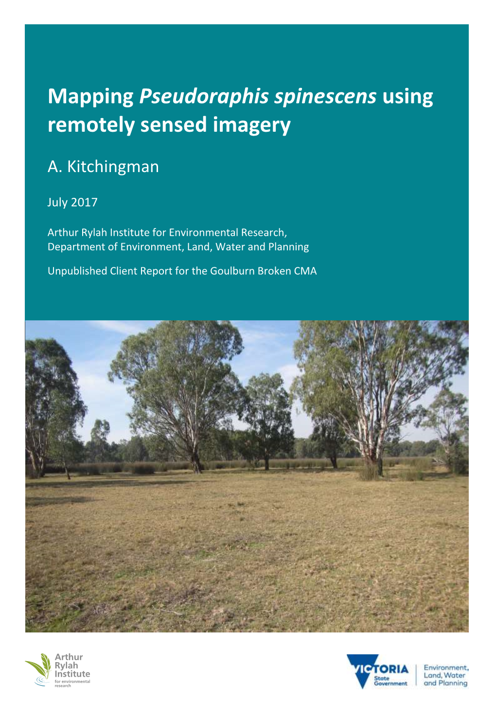 Mapping Pseudoraphis Spinescens Using Remotely Sensed Imagery