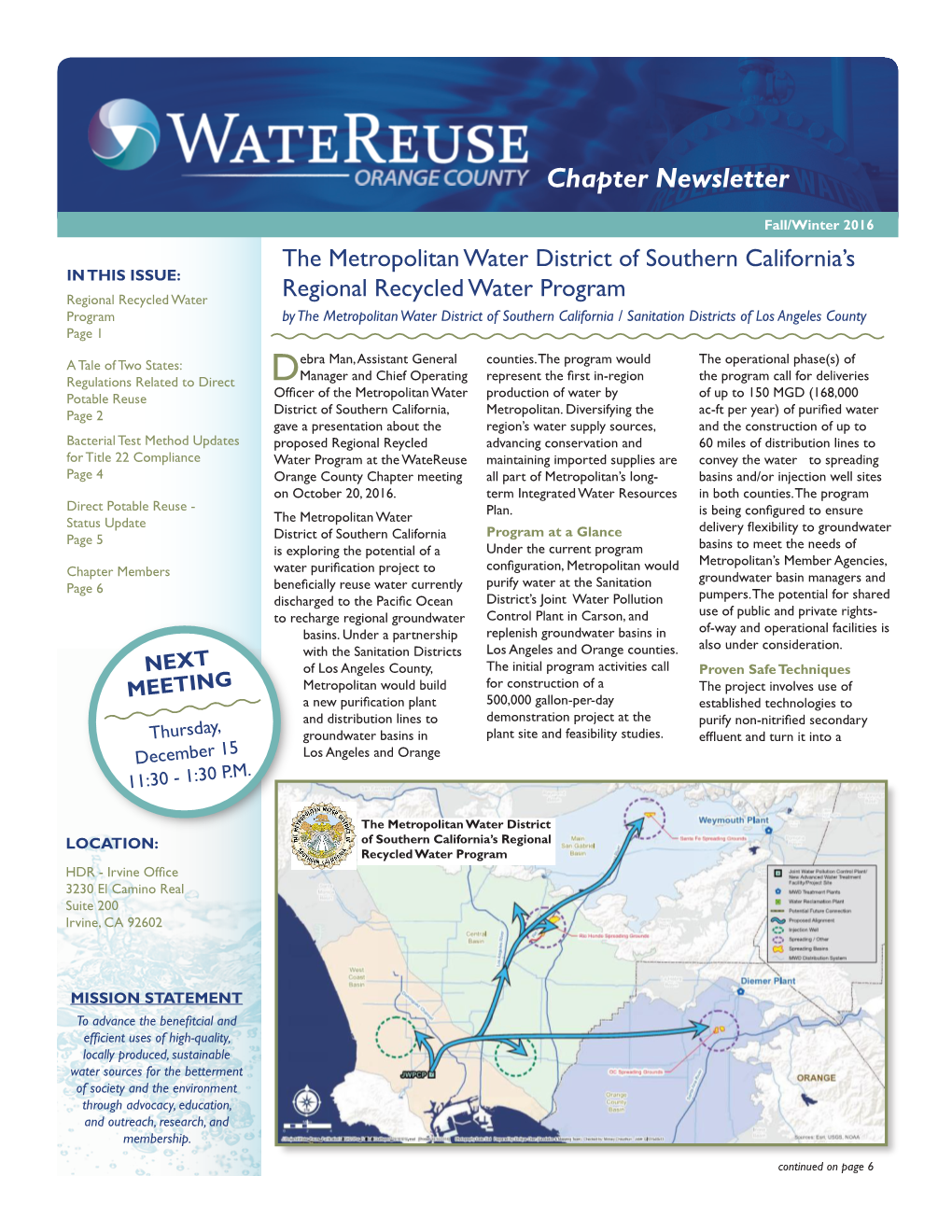 Chapter Newsletter