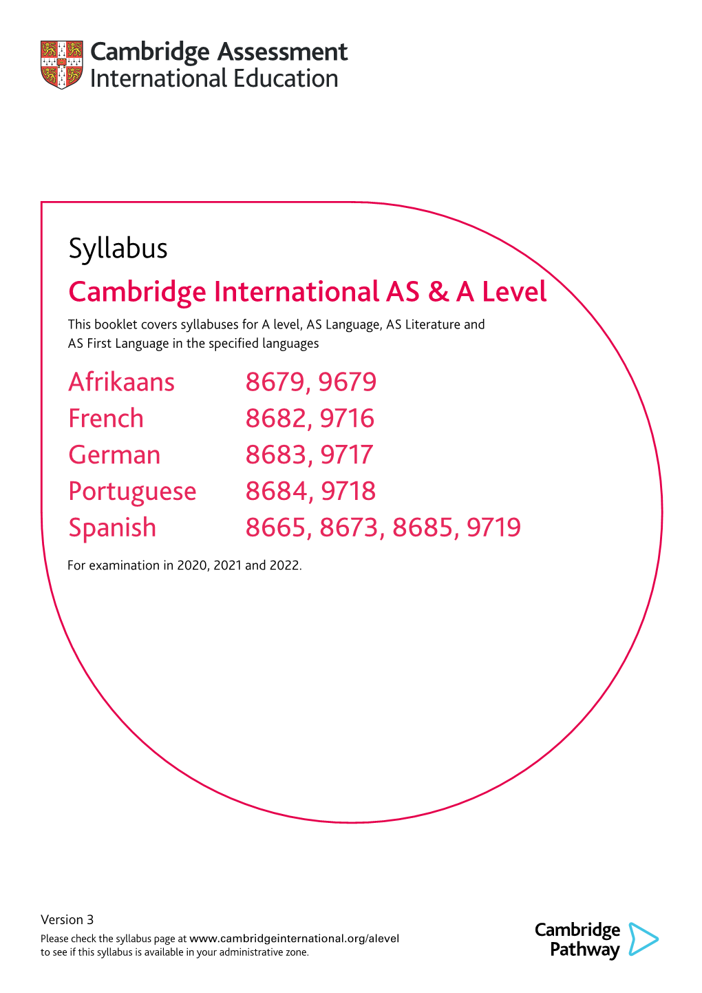 2020-2022 Syllabus (PDF, 350KB)