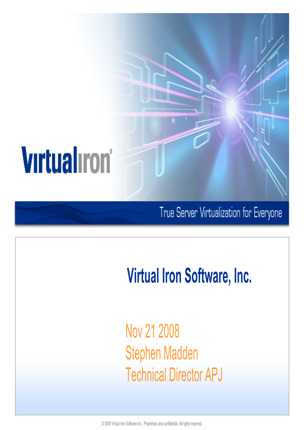 Virtual Iron Software, Inc