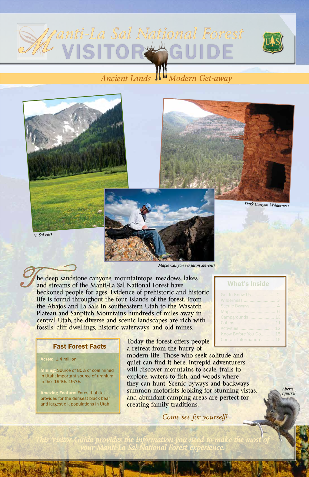 Manti-La Sal National Forest Visitor Guide