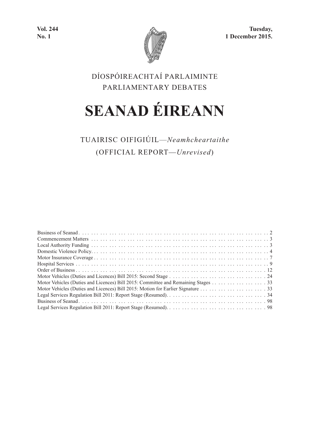 Seanad Éireann