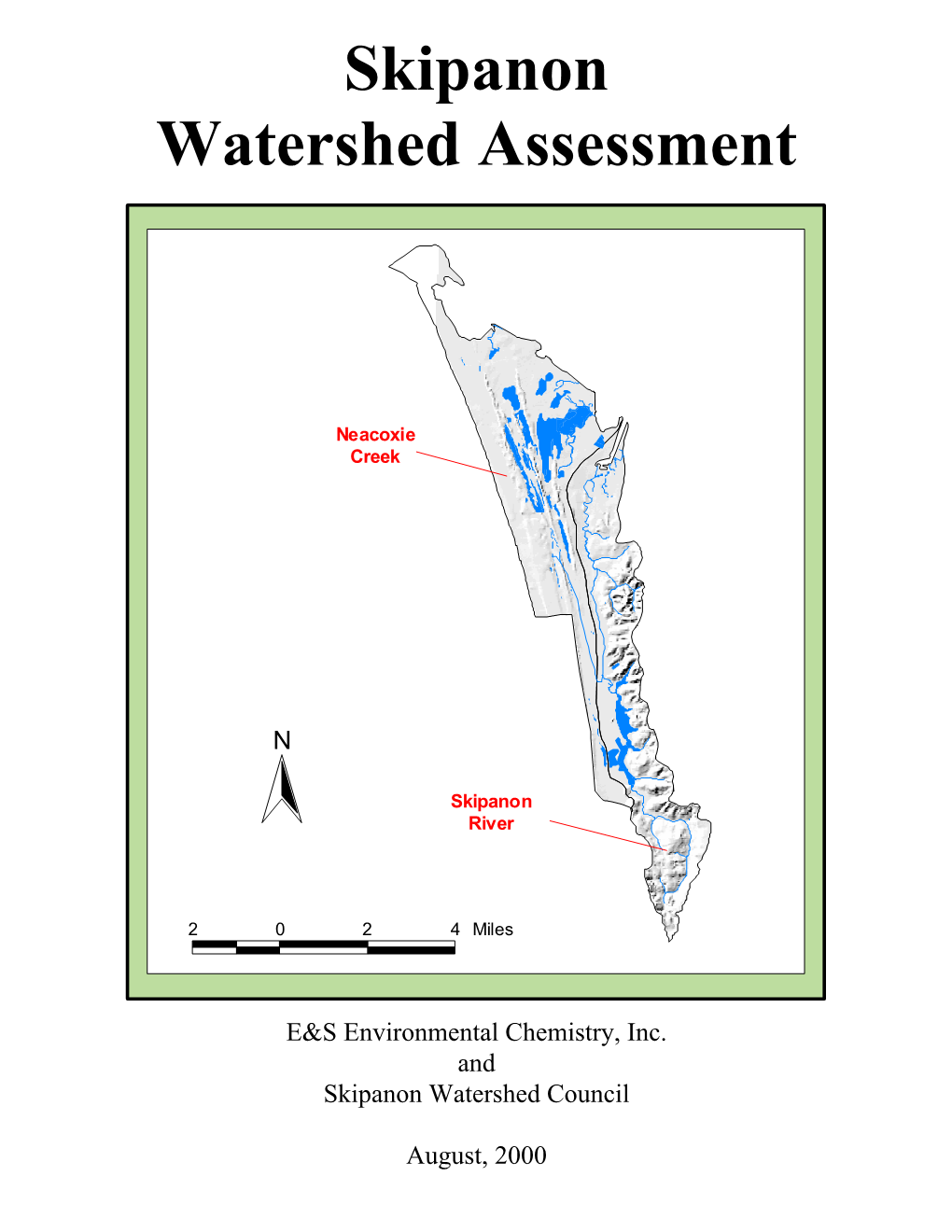 Skipanon Watershed Assessment