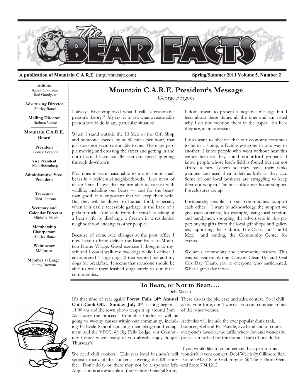 Bearfacts Vol5 No2 April