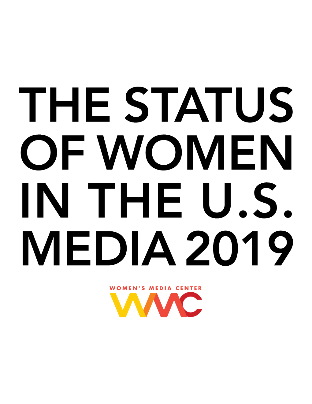 The Status of Women in U.S. Media 2019