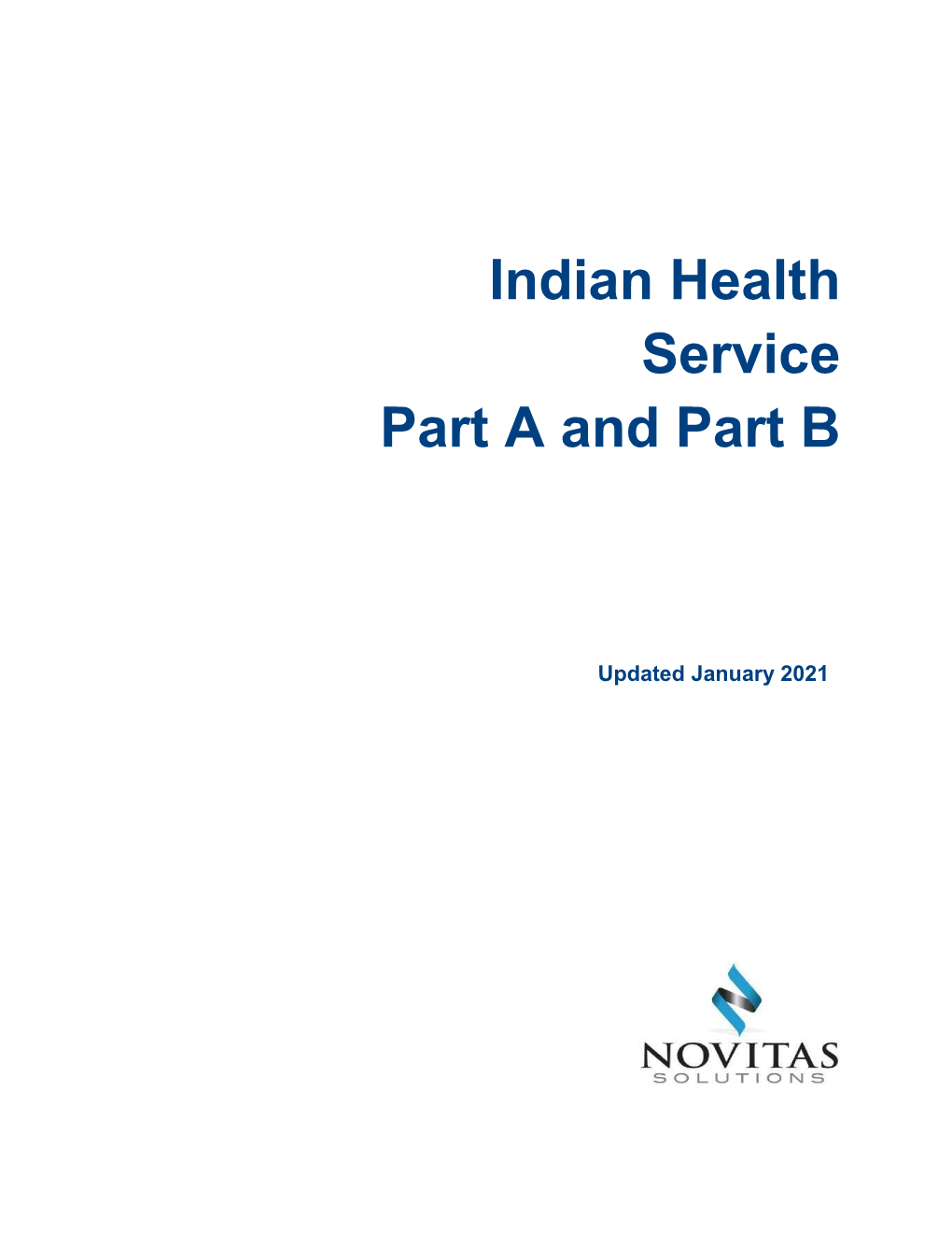 Indian Health Service Part a and Part B