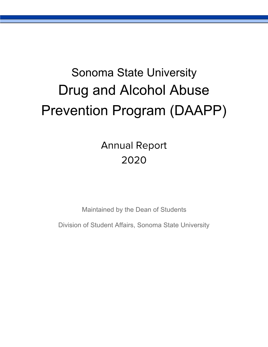 Drug and Alcohol Abuse Prevention Program (DAAPP)