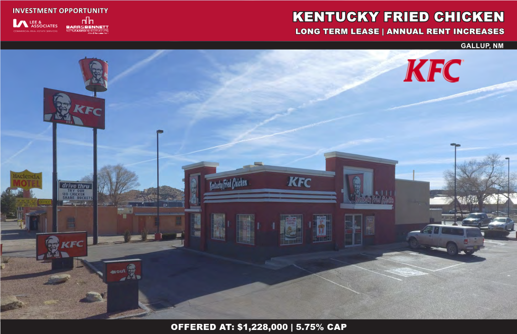 Kentucky Fried Chicken Long Term Lease | Annual Rent Increases