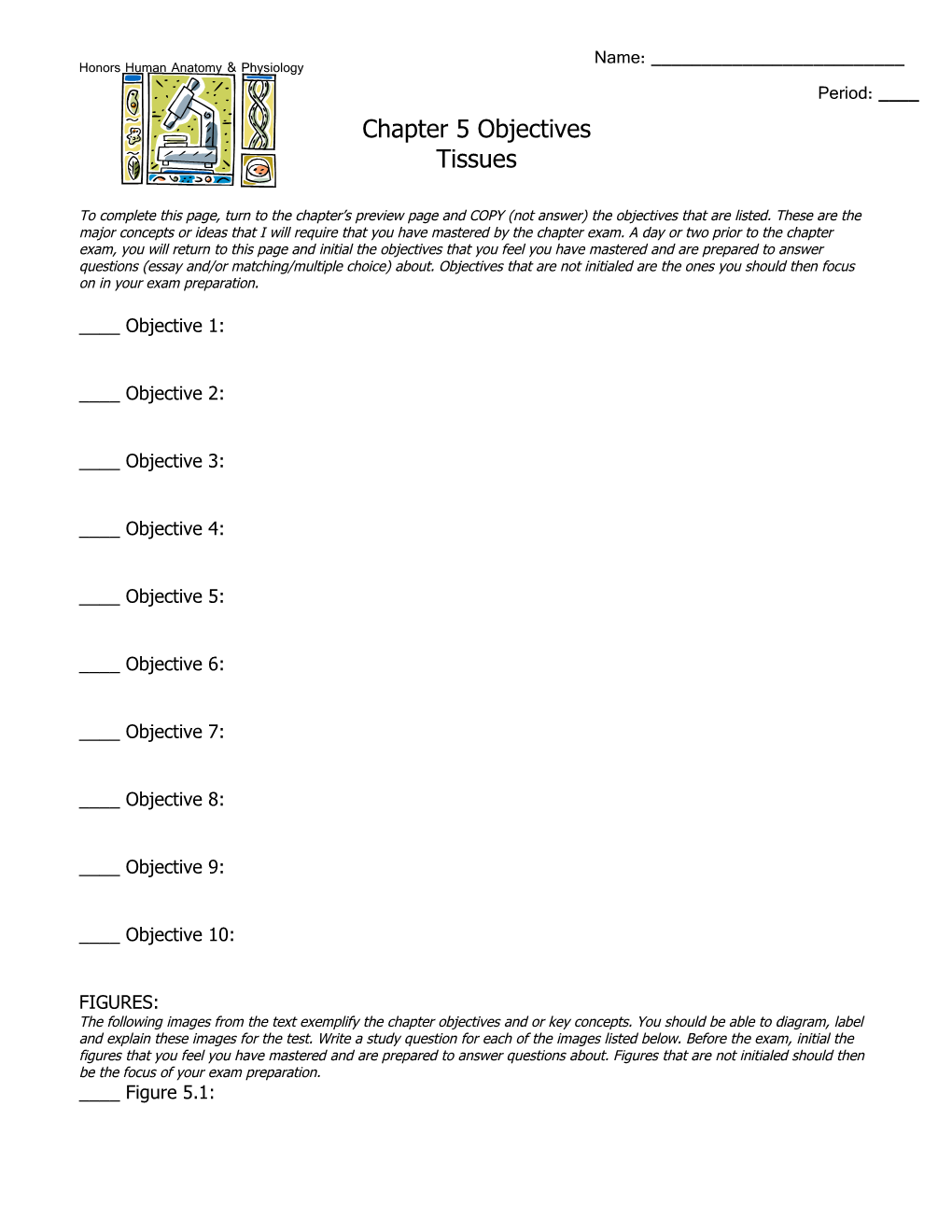 Honors Human Anatomy & Physiology