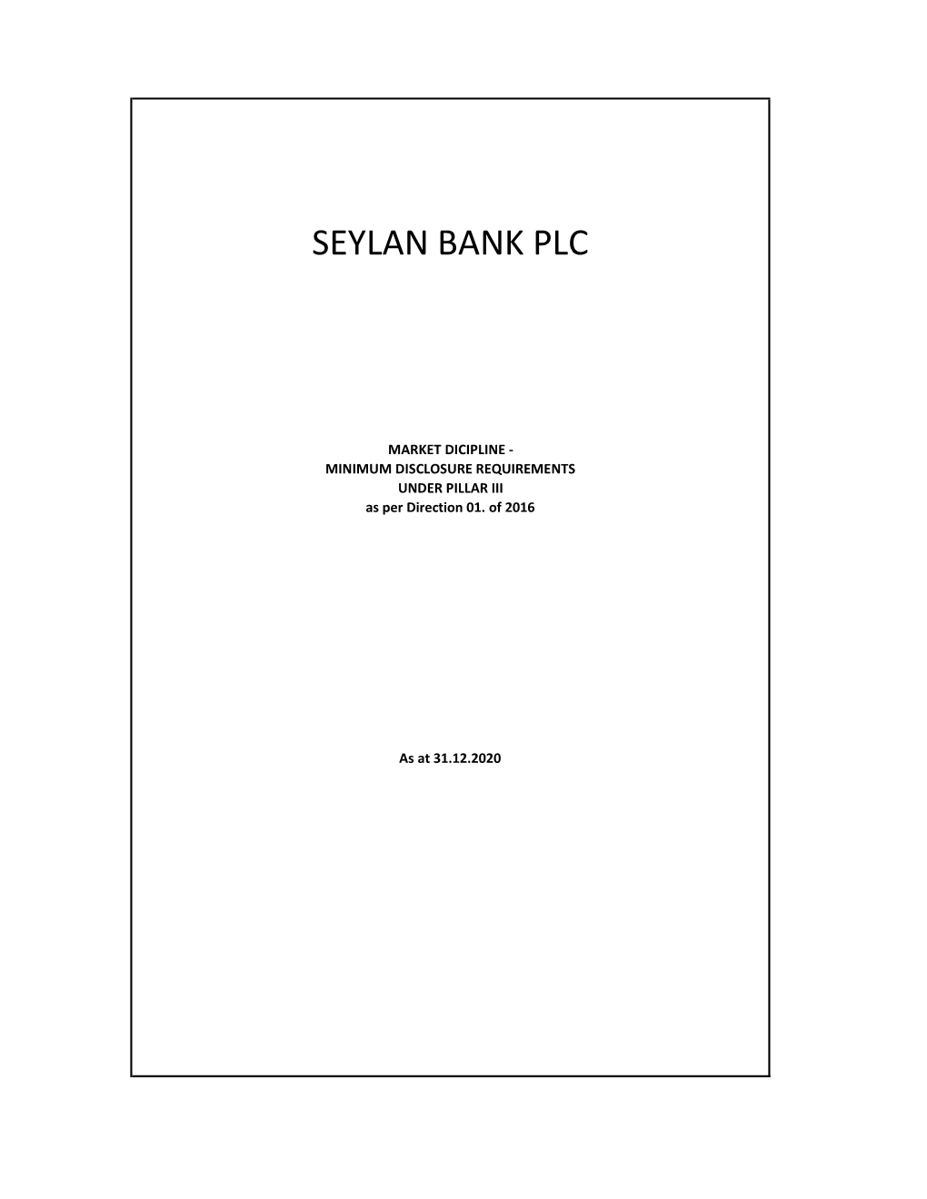 Seylan Bank Plc