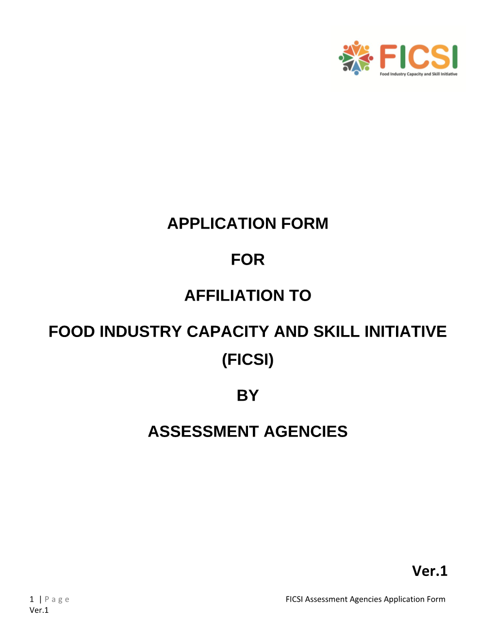 Food Industry Capacity and Skill Initiative (Ficsi)