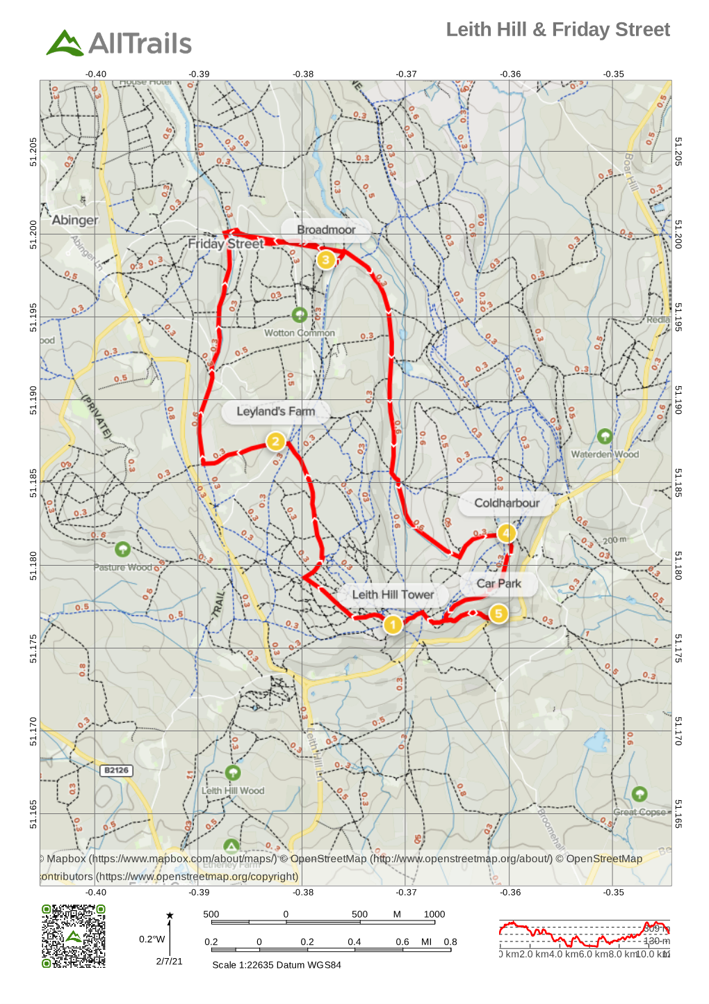 Leith Hill & Friday Street