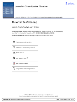 The Art of Conferencing