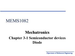 Chapter 3-1 Semiconductor Devices Diode