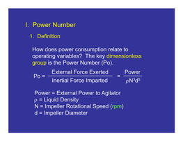 I. Power Number 1