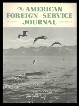 The Foreign Service Journal, September 1943