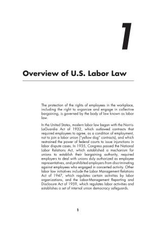 Overview of U.S. Labor Law