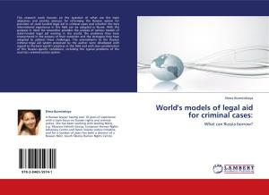 World's Models of Legal Aid for Criminal Cases