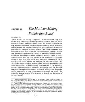 The Mexican Mining Bubble That Burst1