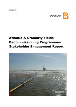 Atlantic & Cromarty Fields Decommissioning Programmes