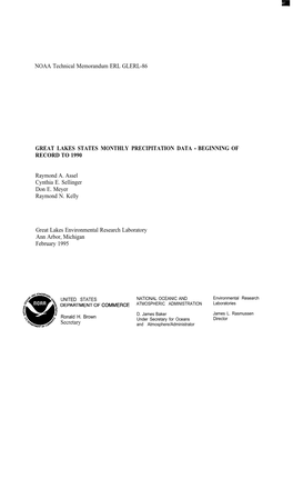 NOAA Technical Memorandum ERL GLERL-86